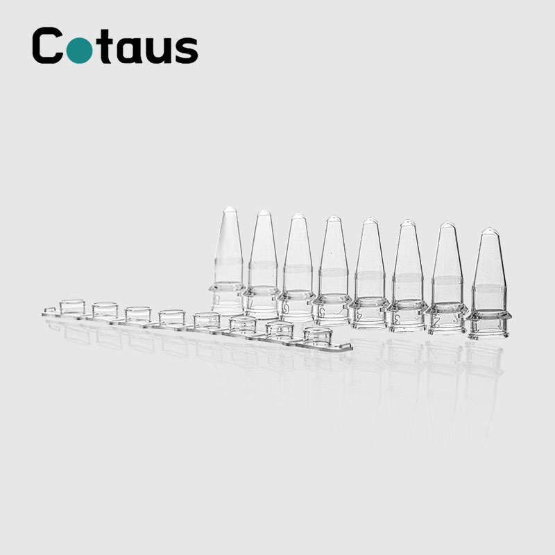 0.2ml Travideblaj PCR 8-striaj Tuboj