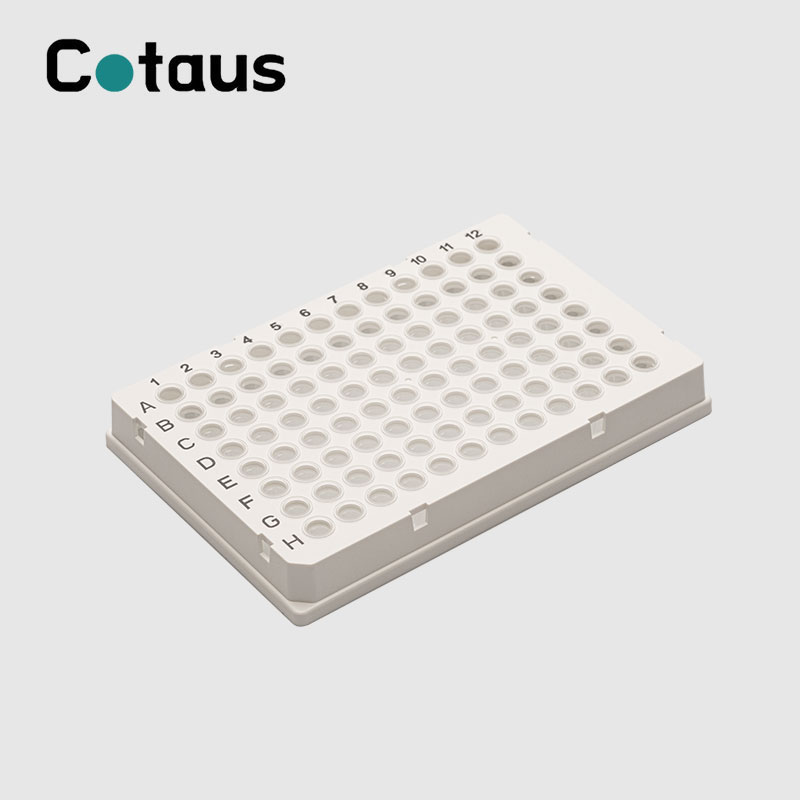 96 Nu 0.2ml Duobla Koloro Plena Jupo PCR-Plato